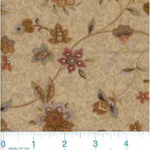  45 Wide Flannel Arabesque   Cashmere Fabric By The Yard 