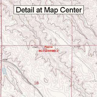   Map   Pierre, South Dakota (Folded/Waterproof)
