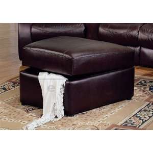  Archer Leather Ottoman   Coaster Co.