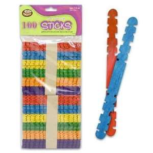  Craft Sticks Colors 4.5 Case Pack 48