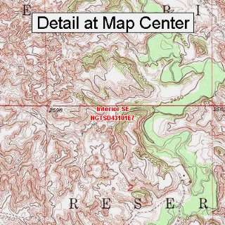   Map   Interior SE, South Dakota (Folded/Waterproof)