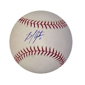  B.J. Upton Autographed Baseball   BJ