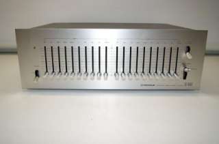 VINTAGE SILVER mid 1970s PIONEER SG 9500 STEREO EQUALIZER EQ  