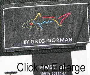 Greg Norman Golf sz 36 Mens Shorts Black Cotton NP76  