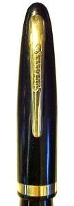 Sheaffer ~ Vintage Black 10K Fountain Pen w/ 14K Nib  