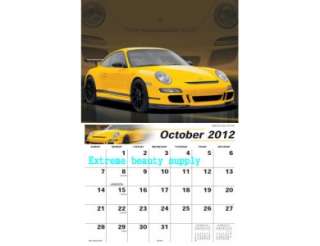   ferrari lamborghini Porsche sports Racing car 2012 Calendar  