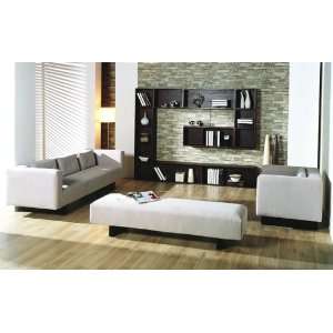  3pc Contemporary Modern Fabric Sofa Set, SH 213 S1
