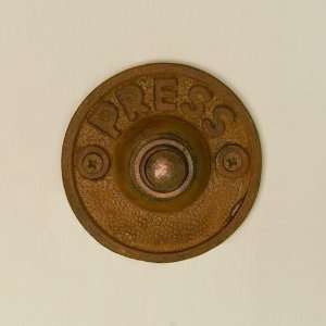  Harvey Iron Round Doorbell   Rust