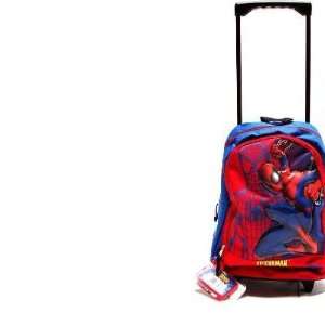    The Amazing Spiderman Rolling Backpack Luggage Toys & Games
