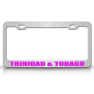  TRINIDAD AND TOBAGO Country Steel Auto License Plate Frame 
