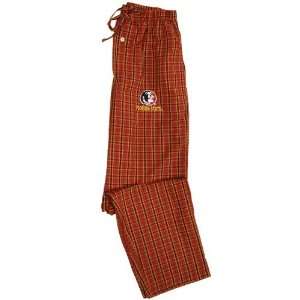   State Seminoles (FSU) Garnet Plaid Pajama Pants
