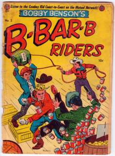 BOBBY BENSONS B BAR B RIDERS   No 2 1950 ME POWELL  