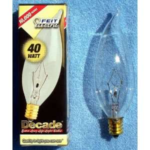   40CFC/10K 40 Watt Incandescent Flame Tip Decade Bulb
