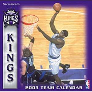  Sacramento Kings 2003 Wall Calendar