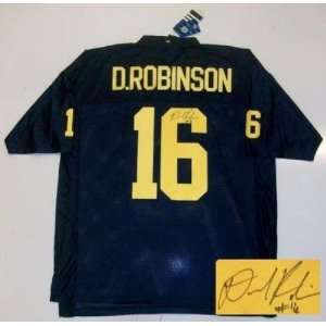 Denard Robinson Signed Michigan Wolverines Jersey Large  