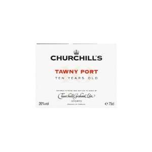  2010 Churchills Tawny Porto Year 750ml Grocery & Gourmet 