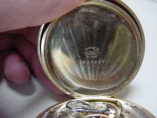 Vintage Original Case Howard Size 16 Pocket Watch VERY CLEAN  