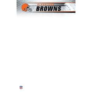  Turner NFL Cleveland Browns Notepads, 5 x 8 Inches, 2 