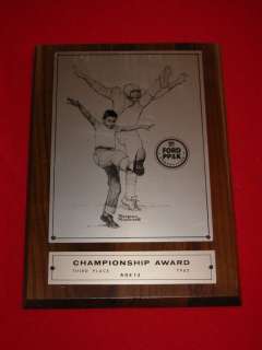 1965 NFL Ford Punt Pass & Kick Champioship Award Age 13  