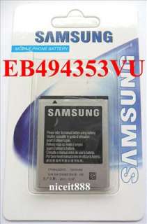 NEW Battery EB494353VU For SAMSUNG i5510 S5330 S5570 Galaxy Mini 