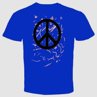 peace sign freedom symbol global hippie t shirt vintage  