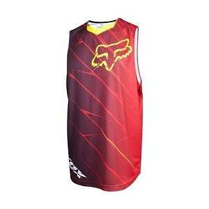  FOX CLOTHING 360 Sleeveless Jersey X Large Red Sports 