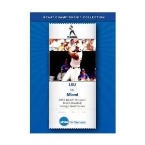   Mens Baseball College World Series Game #10 DVD  LSU vs. Miami