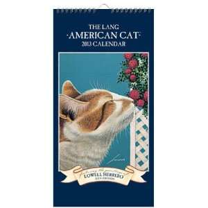  American Cat 2013 Slimline Wall Calendar