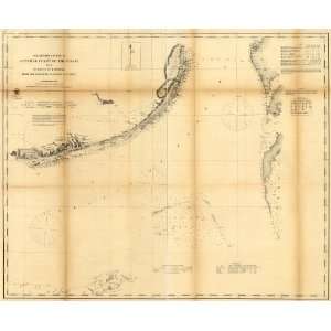  Civil War Map Preliminary edition of general chart of the 