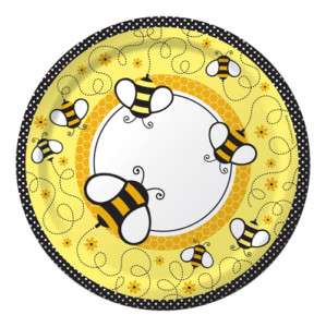 Bumble Bee Buzz Dinner Plates (8)   Party Supplies 073525925103  