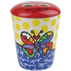  Romero Britto Butterfly Toothbrush Holder from Westland 