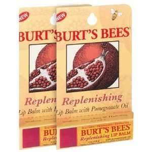  Burts Bees Lip Balm Pomegranate 2 ct, 2 ct (Quantity of 4 