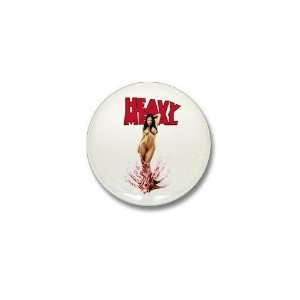  Heavy Metal   Red Metal Fantasy Mini Button by  