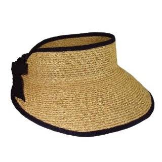 Cappelli Womens Roll up Wide Brim Sun Visor Hat