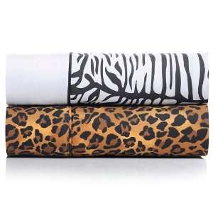 Highgate Manor Animal Print 300 Thread Count Sheet Set   Queen  