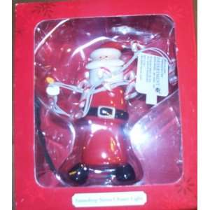   56 Gumdrop Santa w. Candy Canes Chaser Light Christmas Ornament NIB