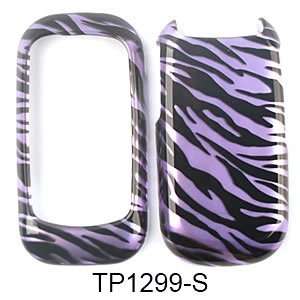 CELL PHONE CASE COVER FOR KYOCERA LUNO S2100 TRANS PURPLE ZEBRA Cell 