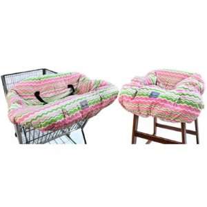   Ritzy Sitzy Shopping Cart High Chair Cover Little Miss Zig Zag Baby
