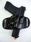 GLOCK 17, 22 QUICK DRAW HOLSTER BLCK LEATHER RIGHT HAND