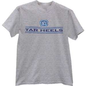  North Carolina Tar Heels (UNC) Ash Linear Source T shirt 