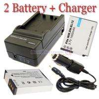 Battery+charger for Nikon EN EL12 ENEL12 S8000 S610  