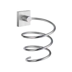   Hair Dryer Holder in Brushed Chrome from the H