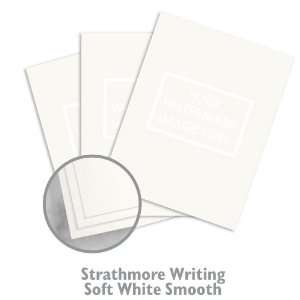  Strathmore Script Custom Watermark Soft White Paper 