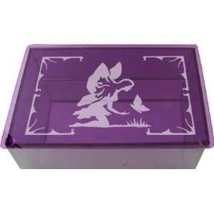  TAROT BOX   VI GLASS ENCHANTED FAIRY ETCHED