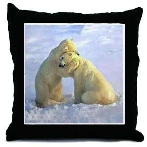  Polar bears Pets Throw Pillow by 
