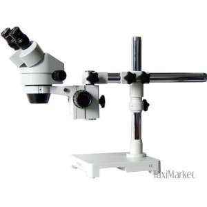  7x  45x STEREO **ZOOM** MICROSCOPE, BOOM MOUNT Office 