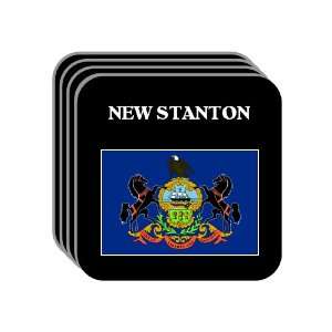 US State Flag   NEW STANTON, Pennsylvania (PA) Set of 4 Mini Mousepad 