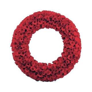 Red Rose Heart Wreath 