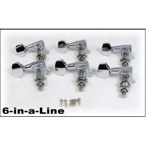   in a Line Sealed Gear Guitar Tuners/Machine Heads Musical Instruments