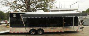 NEW 8.5x28 CUSTOM ENCLOSED CAR HAULER W/ EXTENDED ROOF & OBSERVATION 